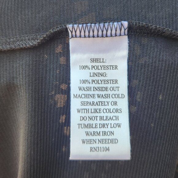 Madison Black Dress Crochet Knit Lace Short Sleeves Classic - Picture 12 of 12